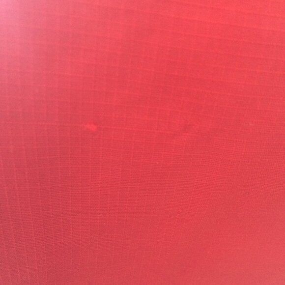 Scouts Canada Womens Blouse Sz 10 Red Nylon Vented Back Patches Long Sleeve - Picture 9 of 9